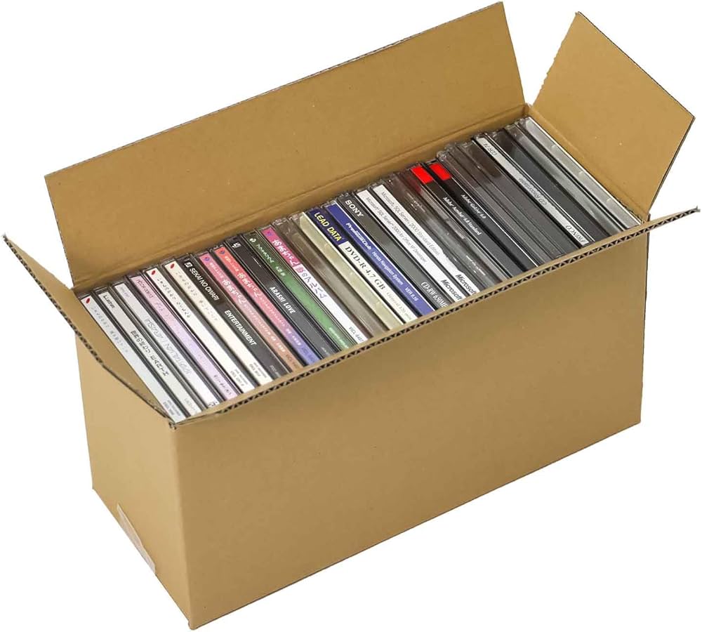 Amazon.co.jp: アースダンボール 段ボール 60サイズ CD収納 30枚 小型